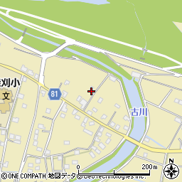 福岡県久留米市田主丸町八幡343-4周辺の地図