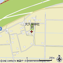 福岡県久留米市田主丸町八幡1298周辺の地図