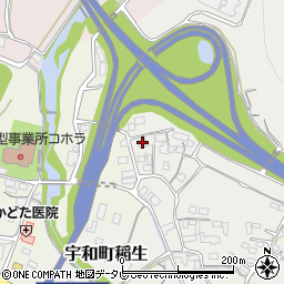 愛媛県西予市宇和町稲生895-3周辺の地図