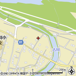 福岡県久留米市田主丸町八幡343-3周辺の地図