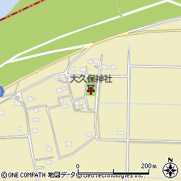 大久保神社周辺の地図