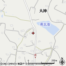 大分県速見郡日出町大神5226周辺の地図