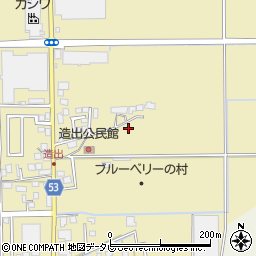 福岡県久留米市北野町中2381-1周辺の地図
