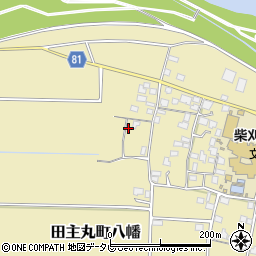 福岡県久留米市田主丸町八幡1116-2周辺の地図
