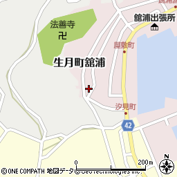 長崎県平戸市生月町舘浦周辺の地図