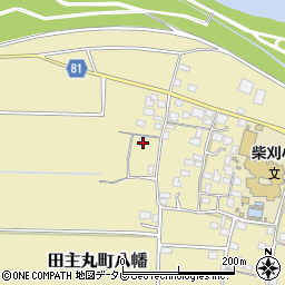 福岡県久留米市田主丸町八幡1124-1周辺の地図
