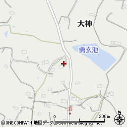 大分県速見郡日出町大神5228周辺の地図