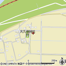 福岡県久留米市田主丸町八幡1295-6周辺の地図