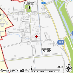 福岡県三井郡大刀洗町守部755周辺の地図