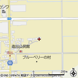 福岡県久留米市北野町中2304周辺の地図