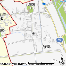 福岡県三井郡大刀洗町守部759周辺の地図