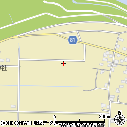 福岡県久留米市田主丸町八幡1076-2周辺の地図