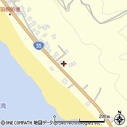 高知県室戸市羽根町甲646周辺の地図