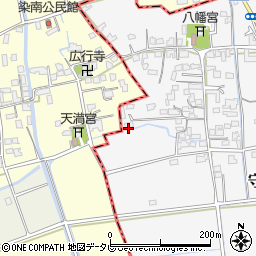 福岡県三井郡大刀洗町守部783-1周辺の地図