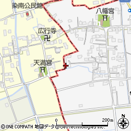 福岡県三井郡大刀洗町守部783周辺の地図