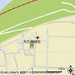 福岡県久留米市田主丸町八幡1306-1周辺の地図