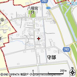 福岡県三井郡大刀洗町守部757周辺の地図