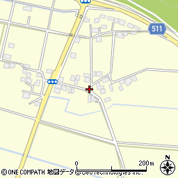 福岡県うきは市吉井町八和田219-4周辺の地図