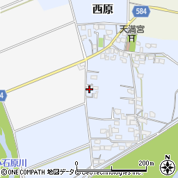 福岡県三井郡大刀洗町西原239周辺の地図