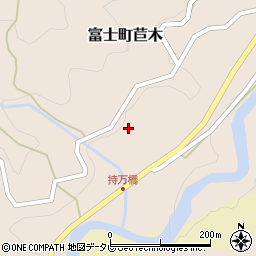 佐賀県佐賀市富士町大字苣木318周辺の地図