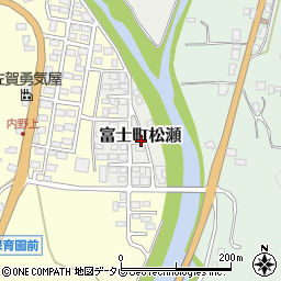 佐賀県佐賀市富士町大字松瀬周辺の地図