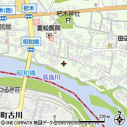 福岡銀行杷木支店周辺の地図