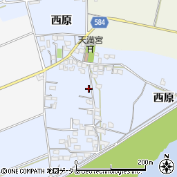 福岡県三井郡大刀洗町西原229周辺の地図