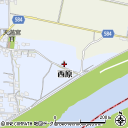 福岡県三井郡大刀洗町西原610周辺の地図