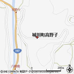 〒797-1705 愛媛県西予市城川町高野子の地図
