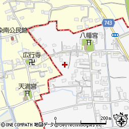 福岡県三井郡大刀洗町守部820周辺の地図