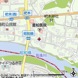 ヤマハ音楽教室沢田楽器　杷木ミュージックセンター周辺の地図
