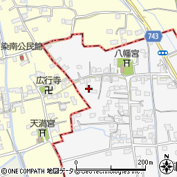 福岡県三井郡大刀洗町守部832周辺の地図