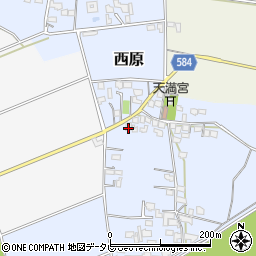福岡県三井郡大刀洗町西原226周辺の地図