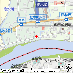 福岡県朝倉市杷木寒水11-5周辺の地図