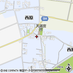 福岡県三井郡大刀洗町西原228周辺の地図