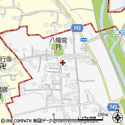 福岡県三井郡大刀洗町守部683周辺の地図