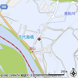 福岡県朝倉市杷木志波439-2周辺の地図