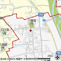 福岡県三井郡大刀洗町守部840周辺の地図