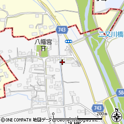 福岡県三井郡大刀洗町守部704周辺の地図