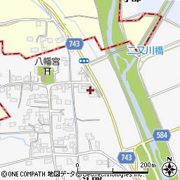 福岡県三井郡大刀洗町守部707-3周辺の地図