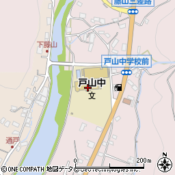 日田市立戸山中学校周辺の地図