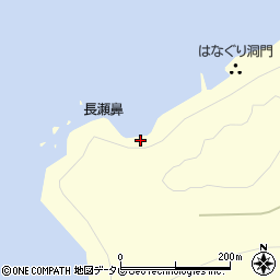 生月長瀬鼻灯台周辺の地図