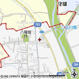 福岡県三井郡大刀洗町守部659周辺の地図
