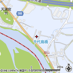福岡県朝倉市杷木志波450-13周辺の地図