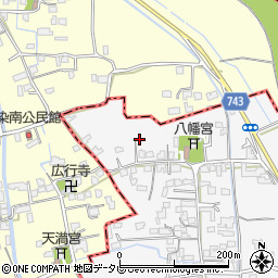 福岡県三井郡大刀洗町守部855周辺の地図