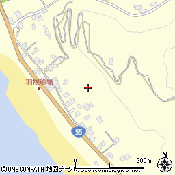 高知県室戸市羽根町甲2896周辺の地図
