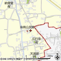 福岡県久留米市北野町中川周辺の地図