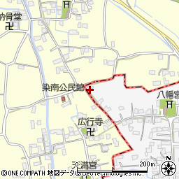 福岡県三井郡大刀洗町守部877周辺の地図