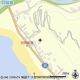 高知県室戸市羽根町甲799周辺の地図