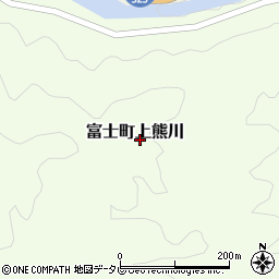 佐賀県佐賀市富士町大字上熊川周辺の地図